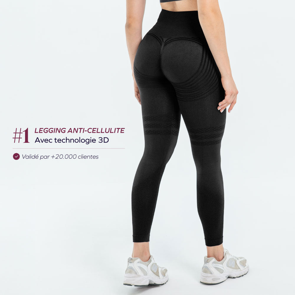 Legging 3D | Gris Foncé