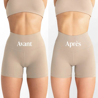Tanga taille haute nude (Lot de 3)